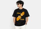 Tea Lovers Printed Oversized Classic T-Shirt For Men's