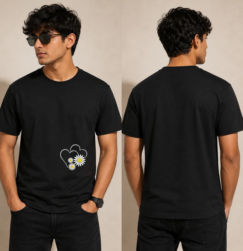 Embroidery Supima Cotton T-Shirt For Men's
