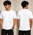 Embroidery Supima Cotton T-Shirt For Men's