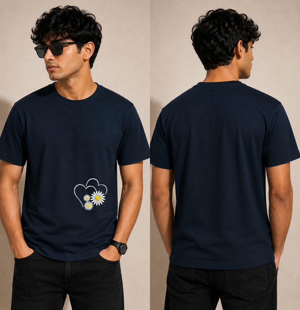 Embroidery Supima Cotton T-Shirt For Men's