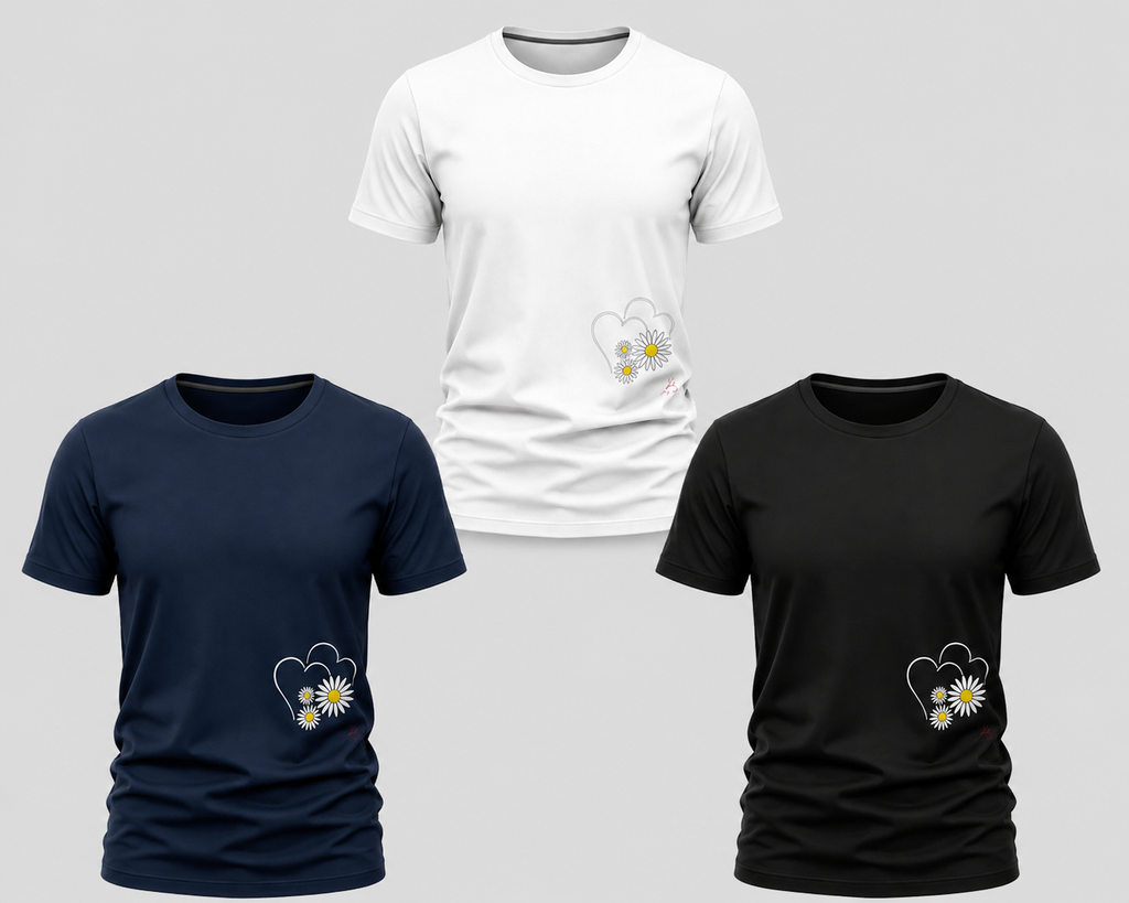 Embroidery Supima Cotton T-Shirt For Men's