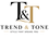Logo of Trend & Tone with stylized 'T' and 'T' design on a white background.