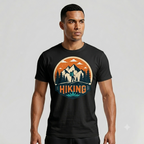 Round Neck T-Shirt For Hiking lover
