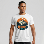 Round Neck T-Shirt For Hiking lover