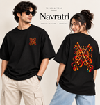 Navratri Special Dandiya – Unisex Oversized T-Shirt