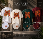Navratri Special Dandiya – Unisex Oversized T-Shirt