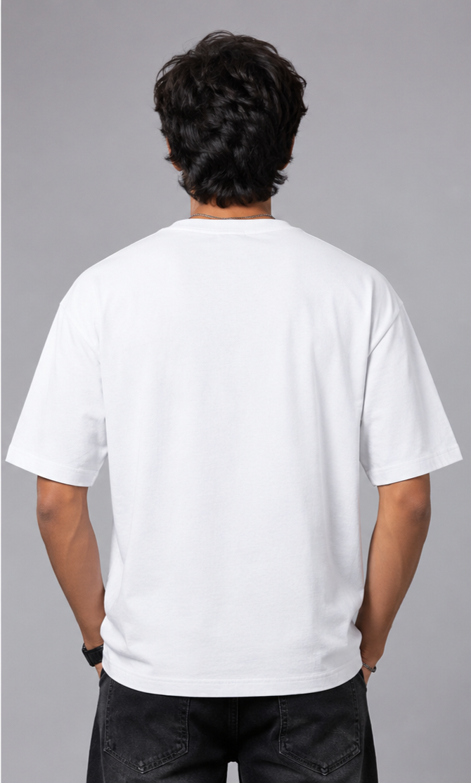 Typography Oversized fit Classic T-Shirt for men's
